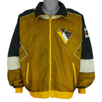 NHL (Pro Pleyer) - Pittsburgh Penguins Windbreaker 1990s X-Large Vintage Retro Hockey
