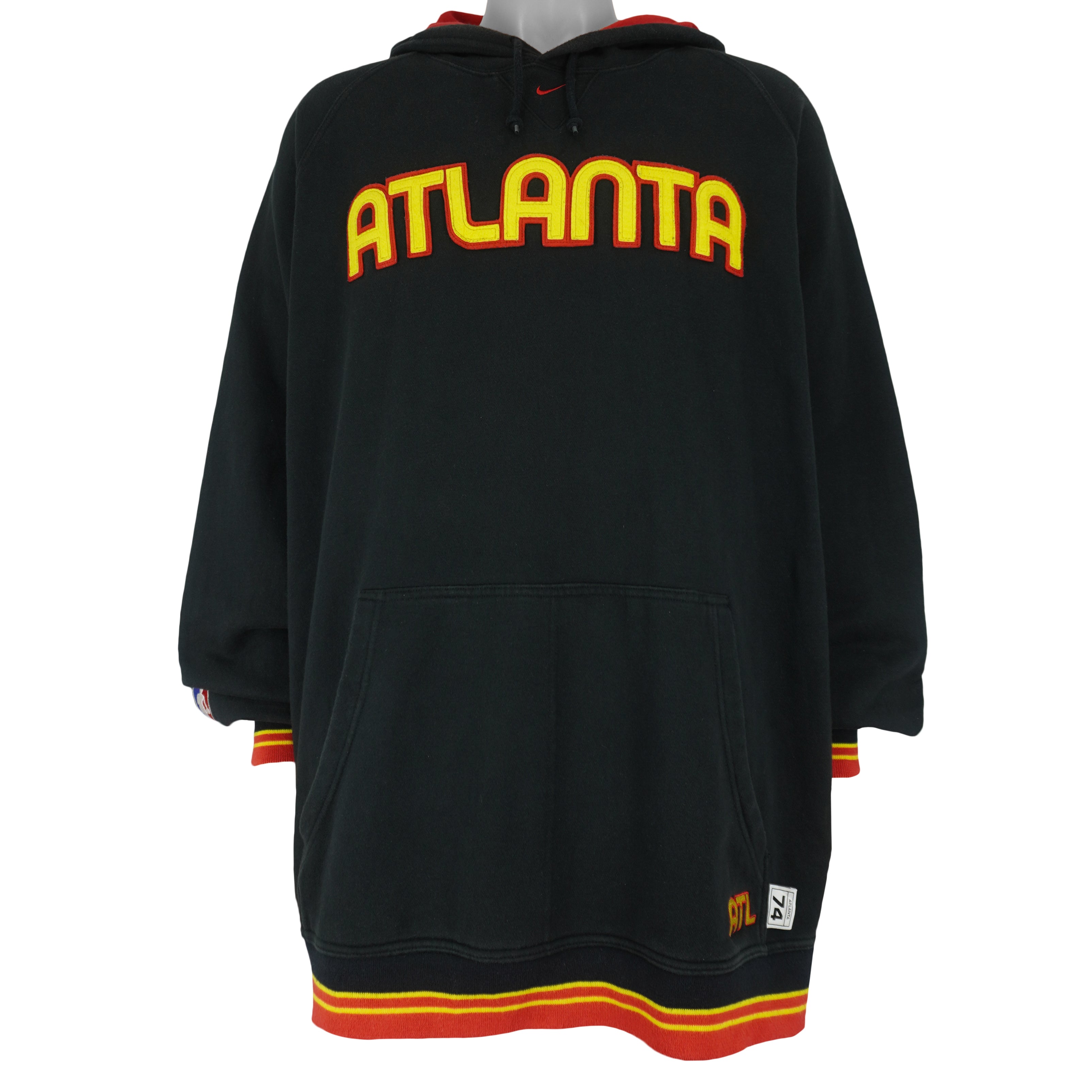 Nike - NBA Atlanta Hawks Hooded Sweatshirt 1990s XX-Large Vintage Retro Basketball