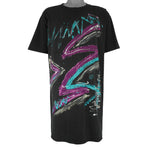 Vintage - Abstract Graphic Single Stitch T-Shirt 1990s X-Large Tall