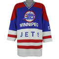Starter - NHL Winnipeg Jets Hockey Jersey T-Shirt 1990s Large Vintage Retro Hockey