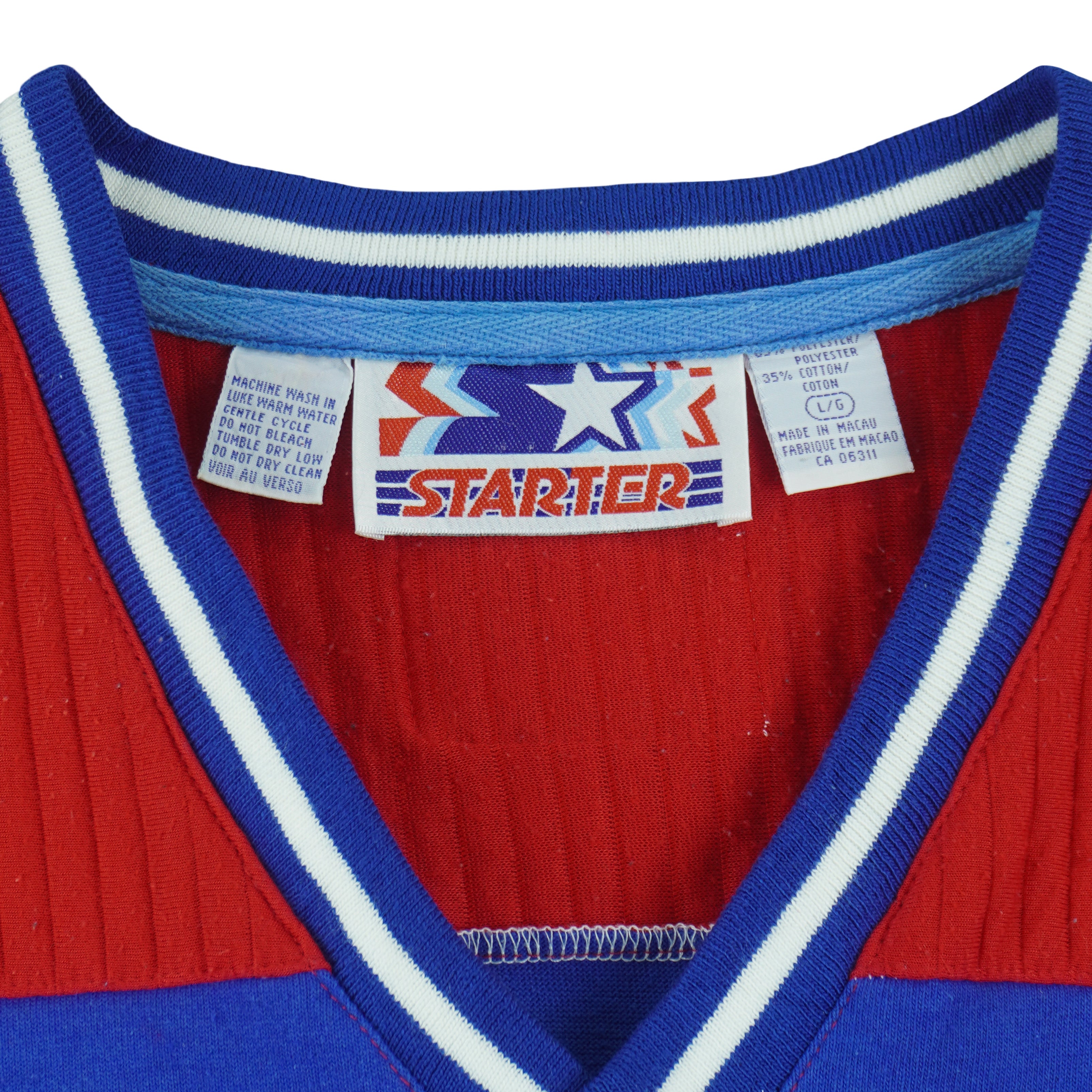 Starter - NHL Winnipeg Jets Hockey Jersey T-Shirt 1990s Large Vintage Retro Hockey