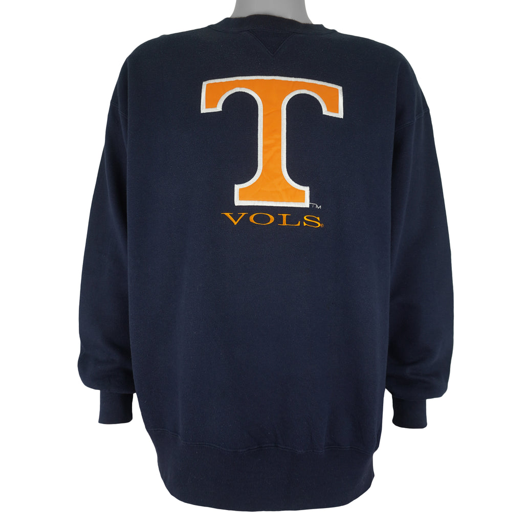 NCAA (Midwest) - T Vols Tennessee Volunteers Crew Neck Sweatshirt 1990s Large Vintage Retro