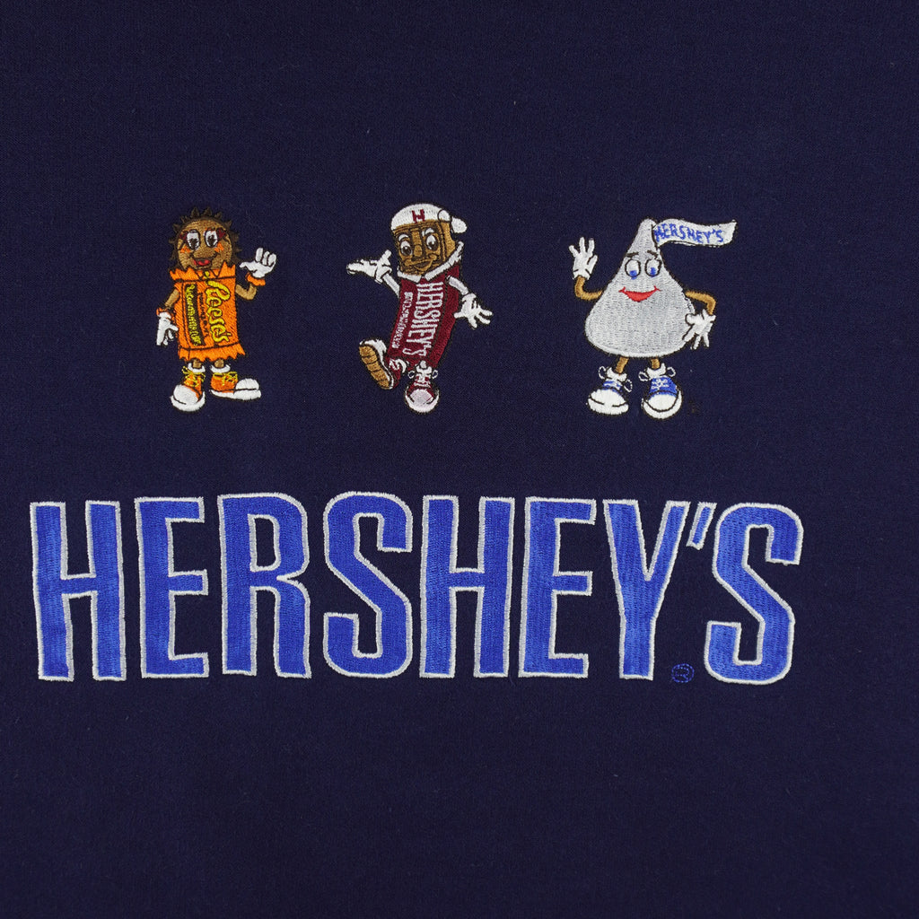 Vintage (Jerzees) - Hershey Chocolate Crew Neck Sweatshirt 2000s XX-Large Vintage Retro