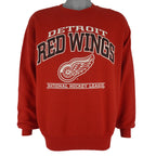 NHL (Lee) - Detroit Red Wings Sweatshirt 1990s Medium Vintage Retro Hockey