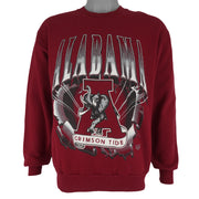 NCAA - Alabama Crimson Tide Big Logo Sweatshirt 1990s Medium Vintage Retro