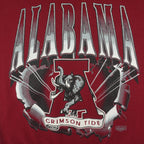 NCAA - Alabama Crimson Tide Big Logo Sweatshirt 1990s Medium Vintage Retro