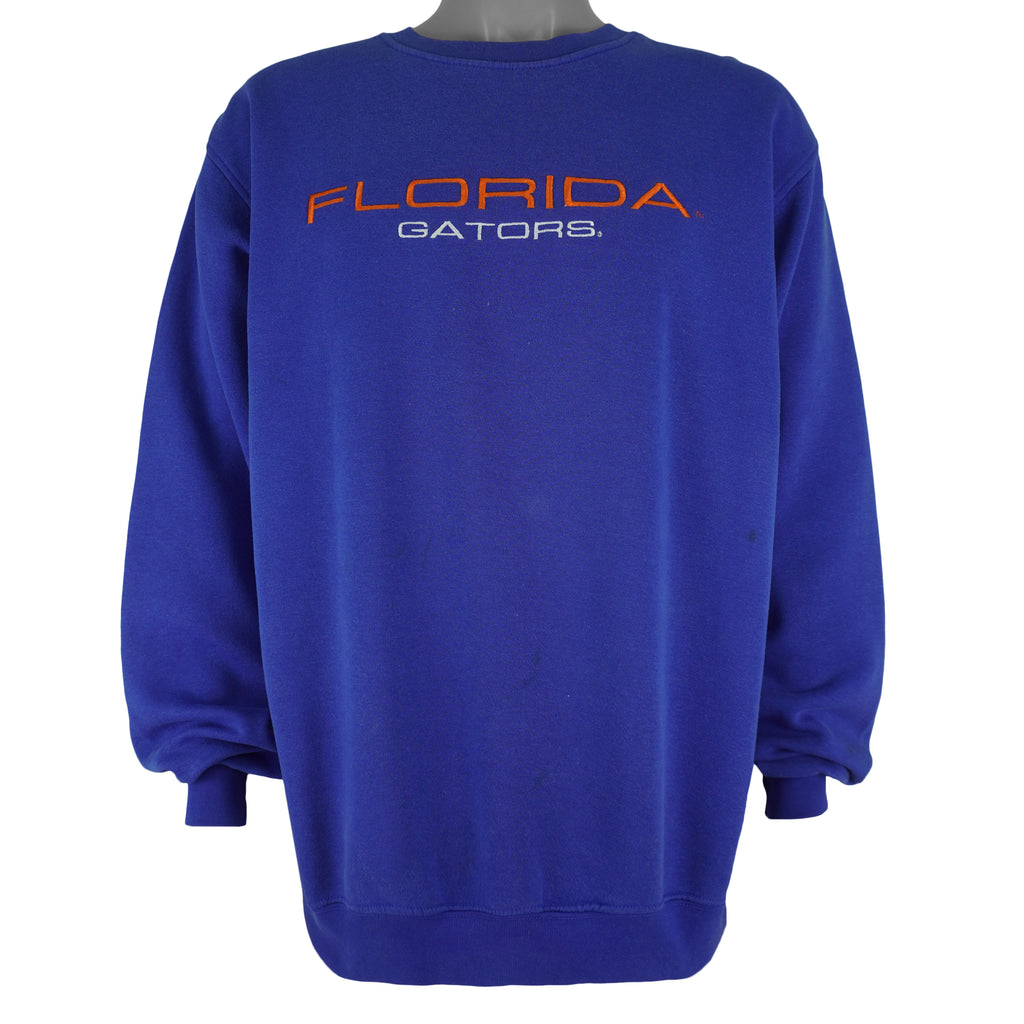 NCAA (Soffe) - Florida Gators Embroidered Crew Neck Sweatshirt 1990s X-Large Vintage Retro