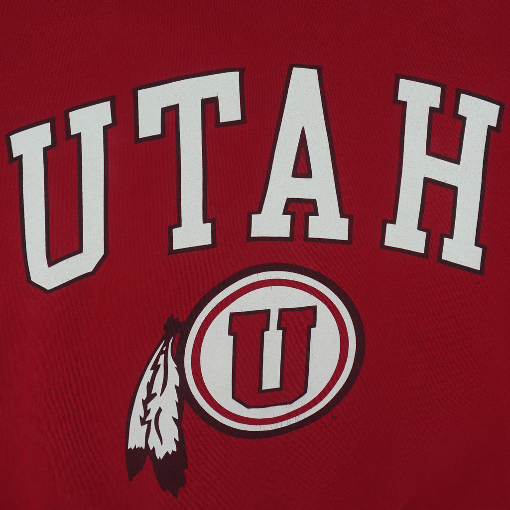 NCAA (Gear) - Utah Utes Football Crew Neck Sweatshirt 1990s Small Vintage Retro