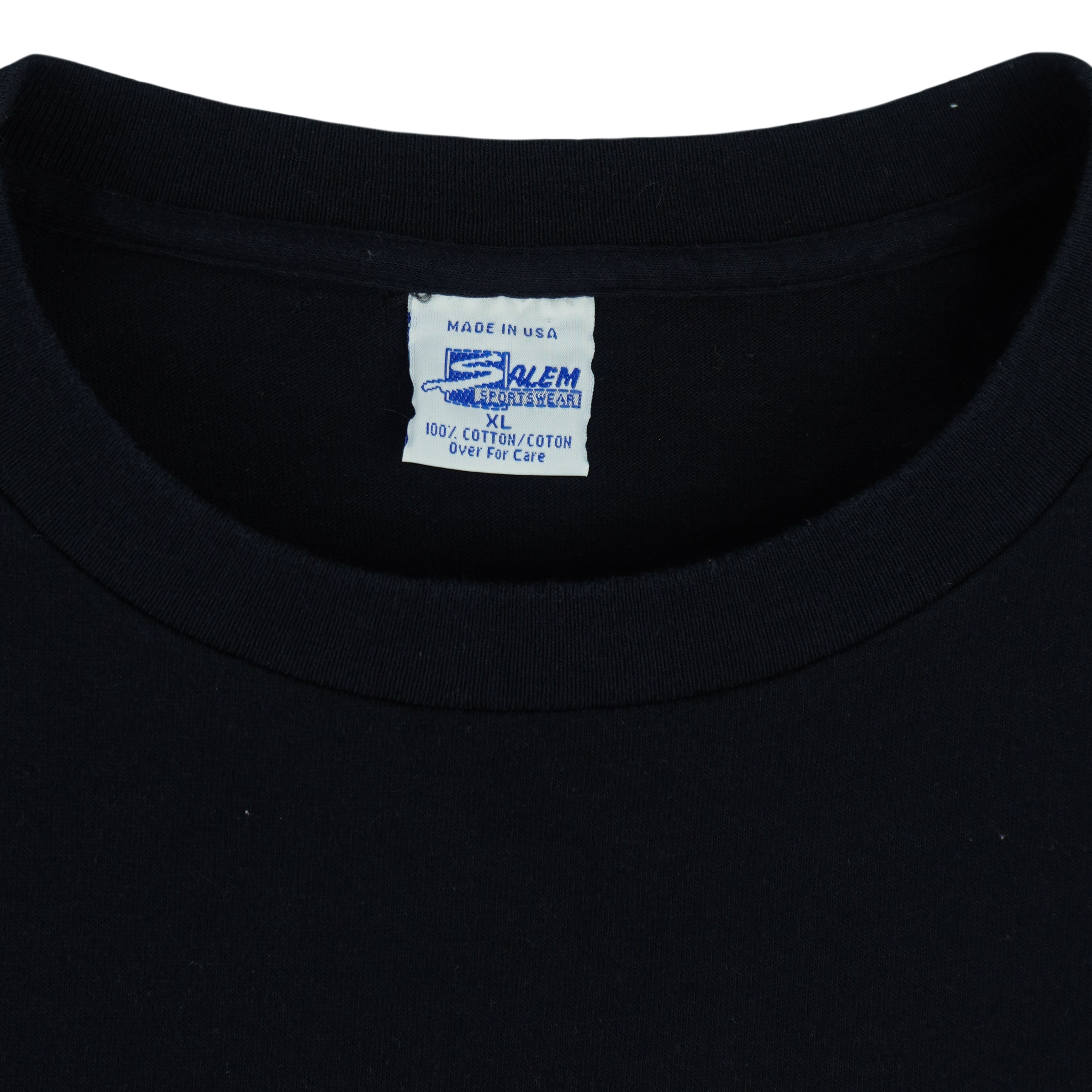 NFL (Salem) - Denver Broncos Helmet T-Shirt 1992 X-Large Vintage Retro Football