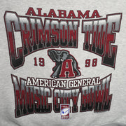 NCAA (Jerzees) - Alabama Crimson Tide, Music City Bowl Sweatshirt 1998 Medium Vintage Retro