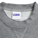 NHL (CSA) - Grey Minnesota Wild Embroidered Sweatshirt 1990s X-Large Vintage Retro Hockey