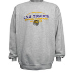 NCAA (Jerzees) - LSU Tigers Champions Crew Neck Sweatshirt 2003 Large Vintage Retro