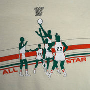 Vintage (Great American) - All Star Basketball Crew Neck Sweatshirt 1990s Large Vintage Retro