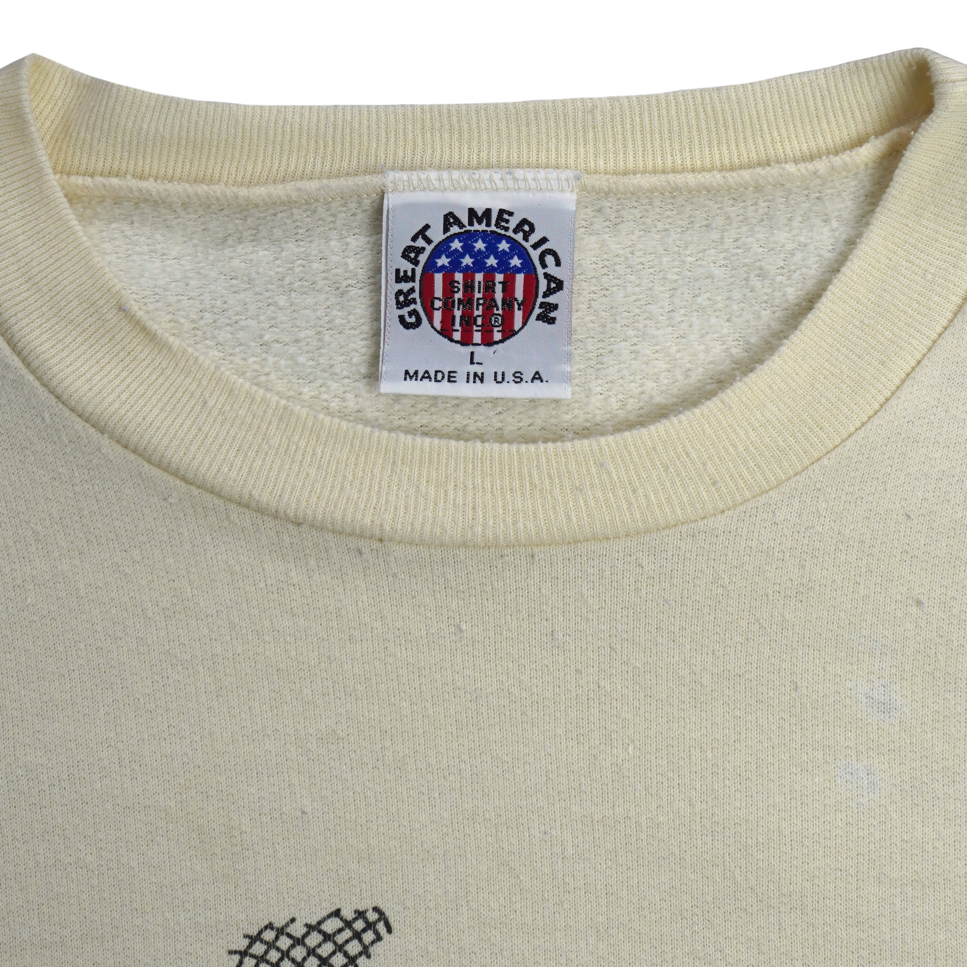 Vintage (Great American) - All Star Basketball Crew Neck Sweatshirt 1990s Large Vintage Retro