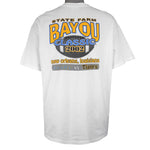 NCAA (Hanes) - Tigers Vs Jaguars Matchup Bayou Classic T-Shirt 2002 X-Large Vintage Retro