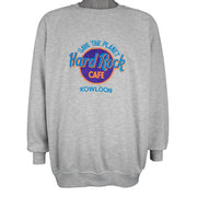Vintage - Hard Rock Cafe Kowloon Crew Neck Sweatshirt 1990s X-Large Vintage Retro
