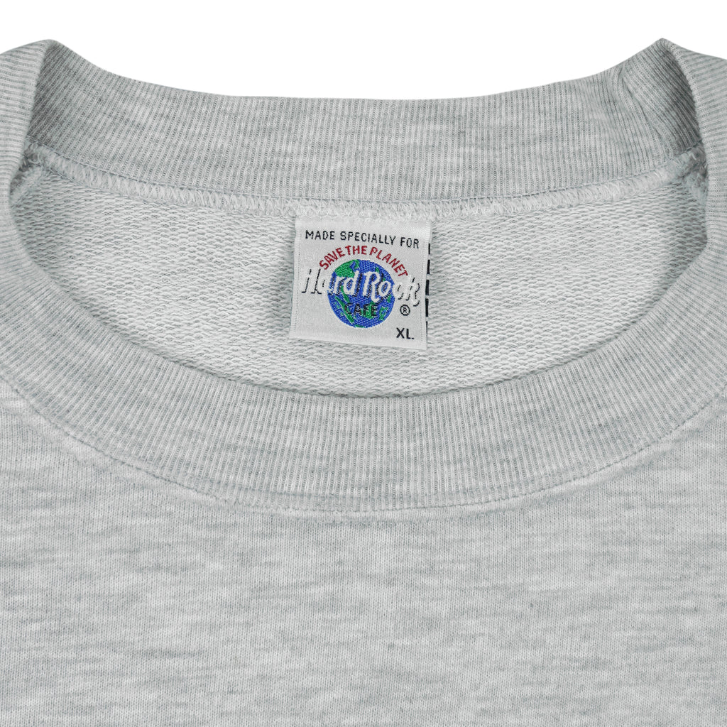 Vintage - Hard Rock Cafe Kowloon Crew Neck Sweatshirt 1990s X-Large Vintage Retro