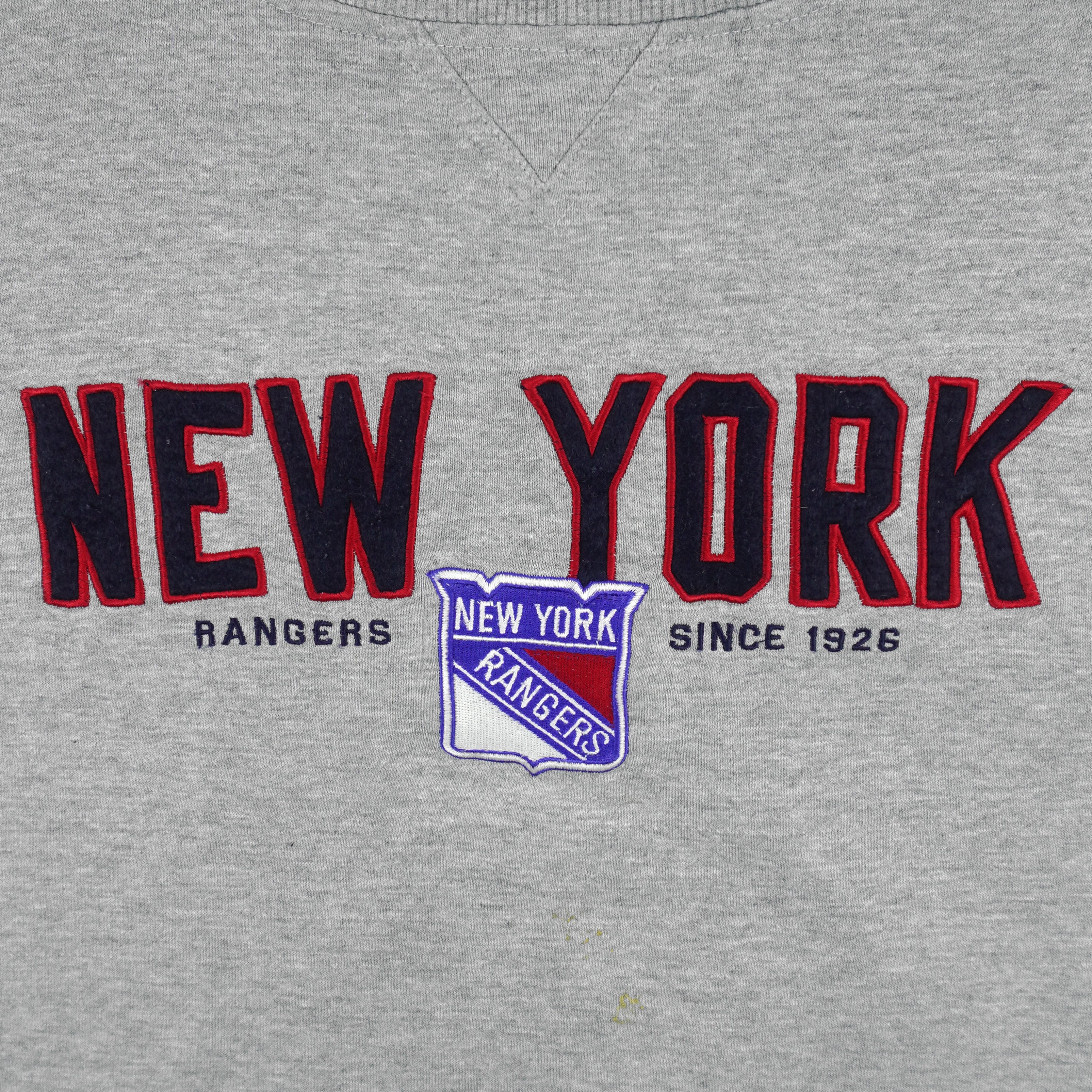 NHL (Old Time Hockey) - New York Rangers Embroidered Sweatshirt 2000s X-Large Vintage Retro Hockey