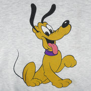Disney - Pluto Crew Neck Sweatshirt 1990s Large Vintage Retro