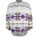 Vintage (AU) - Southwestern Geometric Sweatshirt 1992 X-Large
