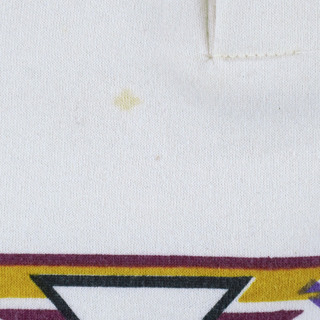 Vintage (AU) - Southwestern Geometric Button-Up Sweatshirt 1992 X-Large Vintage Retro