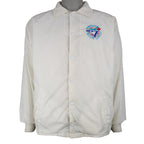 MLB (Athletics Softwear) - Toronto Blue Jays Button Up Jacket 1990s Medium Vintage Retro Baseball