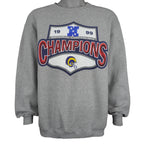 NFL (SPL) - St. Louis Rams Champions Crew Neck Sweatshirt 1999 X-Large Vintage Retro Football