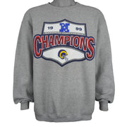 NFL (SPL) - St. Louis Rams Champions Crew Neck Sweatshirt 1999 X-Large Vintage Retro Football