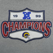 NFL (SPL) - St. Louis Rams Champions Crew Neck Sweatshirt 1999 X-Large Vintage Retro Football