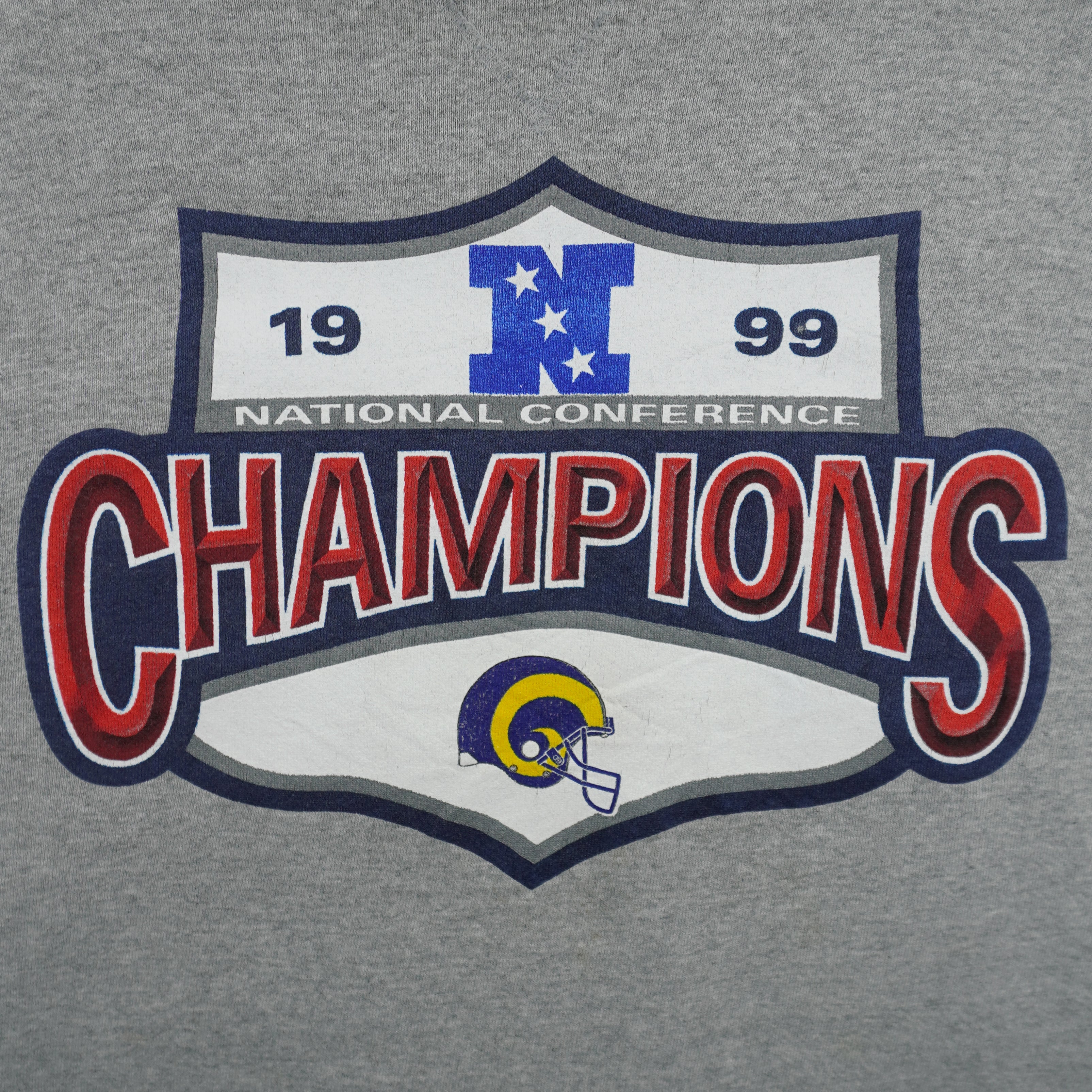 NFL (SPL) - St. Louis Rams Champions Crew Neck Sweatshirt 1999 X-Large Vintage Retro Football
