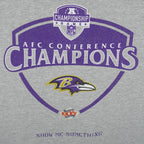 Nike - NFL Baltimore Ravens, Super Bowl XXXV Champions Crew Neck Sweatshirt 1990s Medium Vintage Retro Football