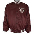 NCAA (Locker Line) - Texas A&M Aggies Bomber Jacket 1990s Large Vintage Retro