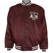 NCAA (Locker Line) - Texas A&M Aggies Bomber Jacket 1990s Large Vintage Retro