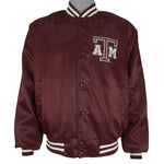 NCAA (Locker Line) - Texas A&M Aggies Bomber Jacket 1990s Large Vintage Retro