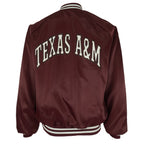 NCAA (Locker Line) - Texas A&M Aggies Bomber Jacket 1990s Large Vintage Retro