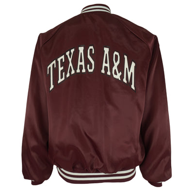 NCAA (Locker Line) - Texas A&M Aggies Bomber Jacket 1990s Large