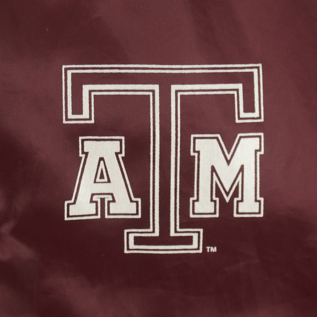 NCAA (Locker Line) - Texas A&M Aggies Bomber Jacket 1990s Large Vintage Retro