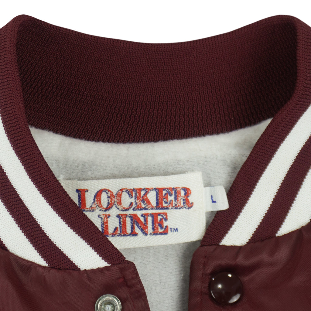 NCAA (Locker Line) - Texas A&M Aggies Bomber Jacket 1990s Large Vintage Retro