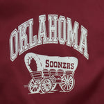 NCAA (Pride-Maker) - Red Oklahoma Sooners Satin Jacket 1990s Large Vintage Retro