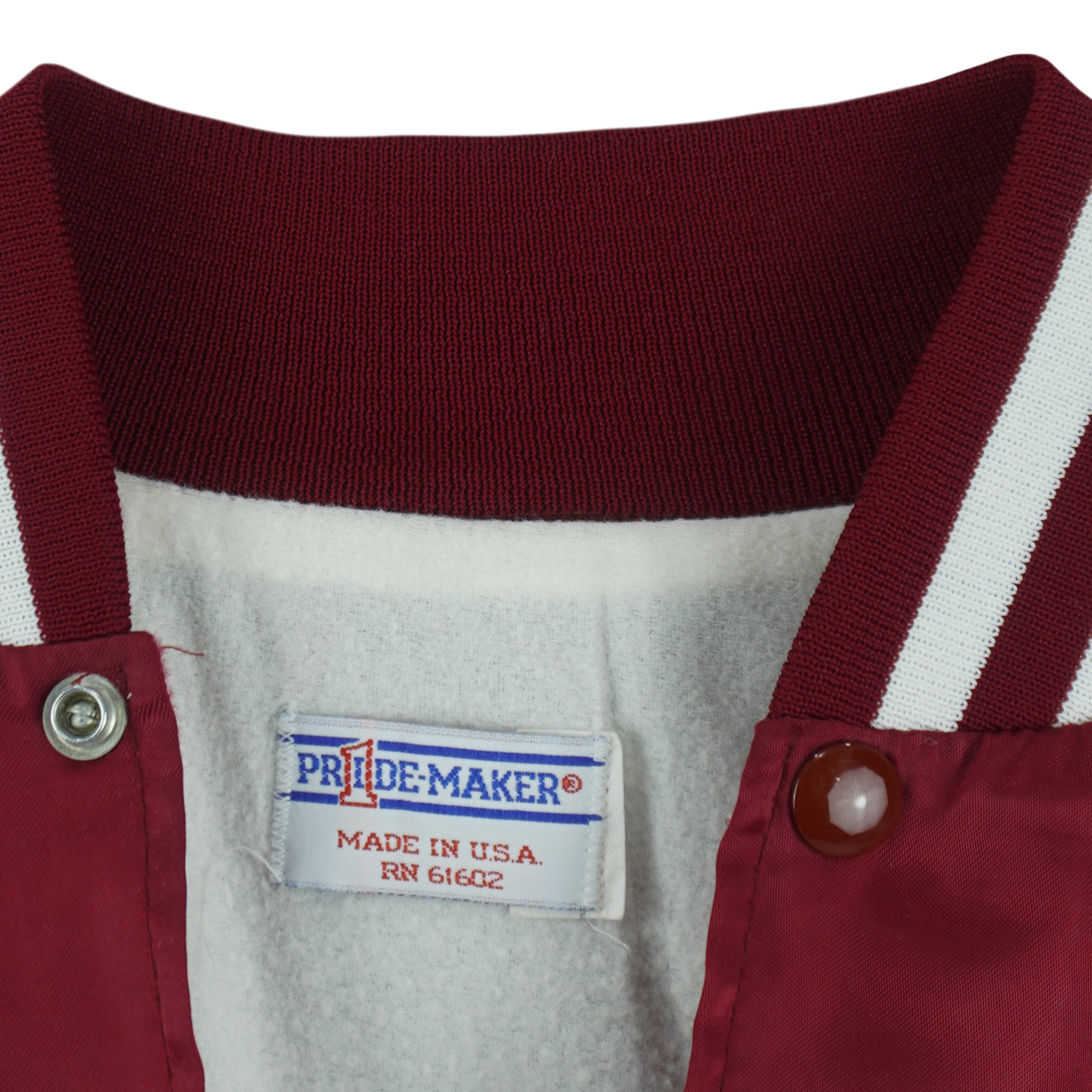 NCAA (Pride-Maker) - Red Oklahoma Sooners Satin Jacket 1990s Large Vintage Retro