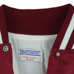 NCAA (Pride-Maker) - Red Oklahoma Sooners Satin Jacket 1990s Large Vintage Retro