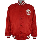 NCAA (Pride-Maker) - Georgia Bulldogs Satin Jacket 1990s Large Vintage Retro