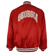 NCAA (Pride-Maker) - Georgia Bulldogs Satin Jacket 1990s Large Vintage Retro