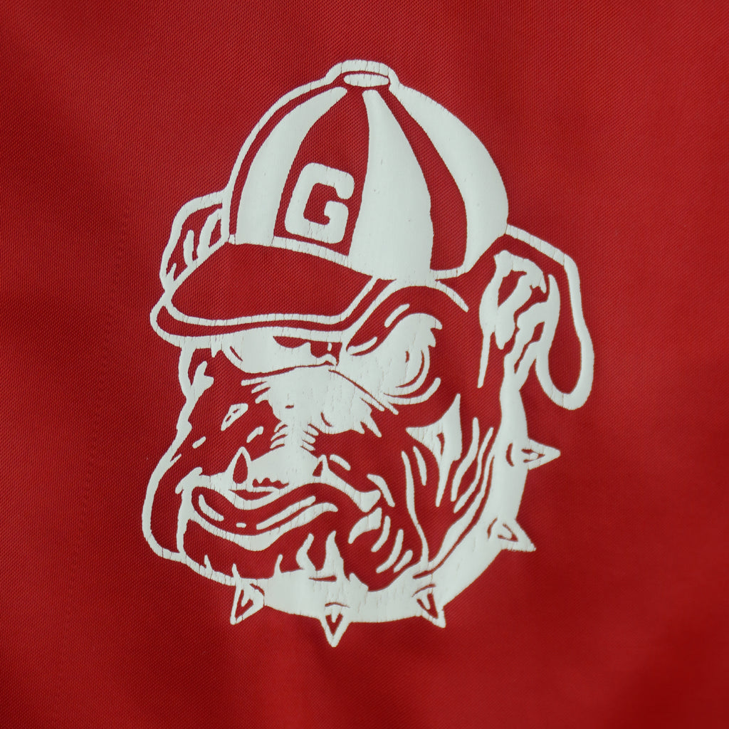 NCAA (Pride-Maker) - Georgia Bulldogs Satin Jacket 1990s Large Vintage Retro