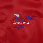 Vintage (WestArk) - Chevrolet The Heartbeat of America Satin Jacket 1990s X-Large Vintage Retro