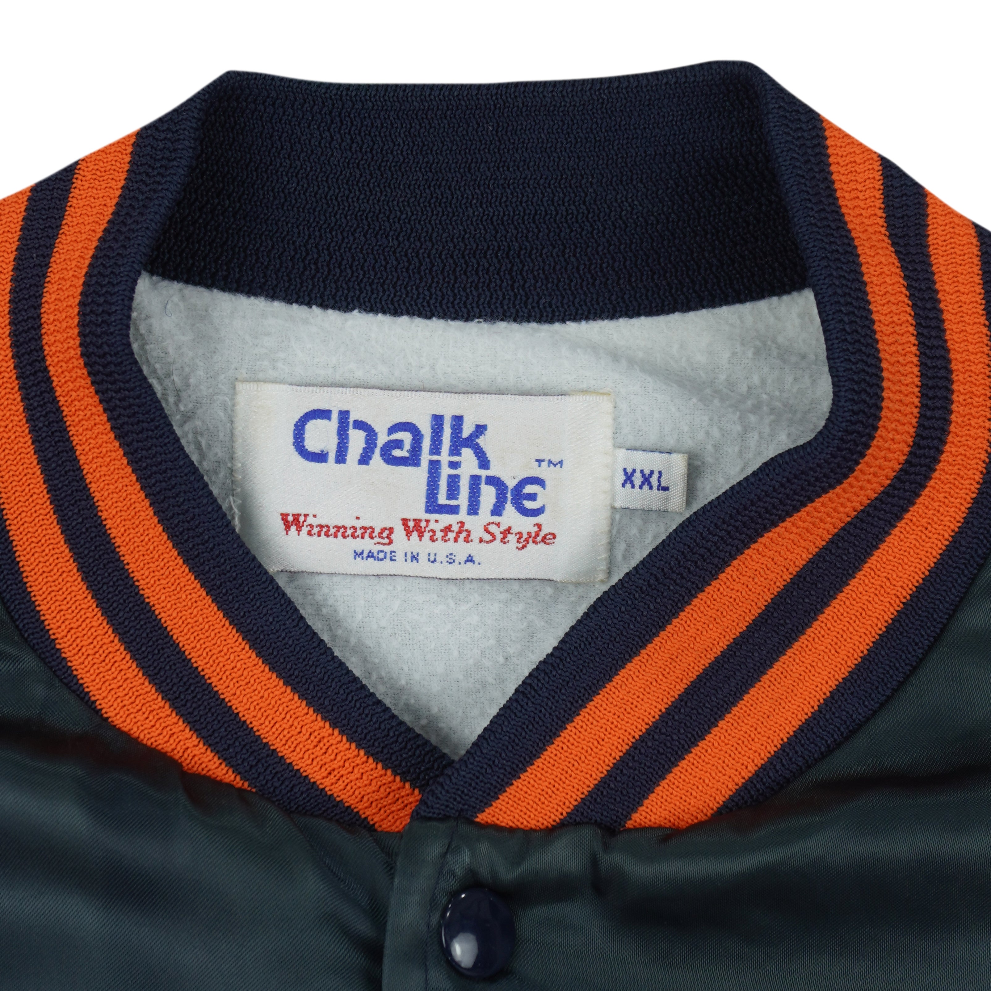 MLB (Chalk Line) - Detroit Tigers Satin Jacket 1990s XX-Large vintage retro baseball