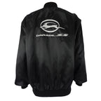 Vintage (West Ark) - Black Impala Car Satin Jacket 1990s 2X-Large Vintage Retro