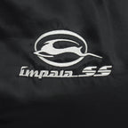 Vintage (West Ark) - Black Impala Car Satin Jacket 1990s 2X-Large Vintage Retro