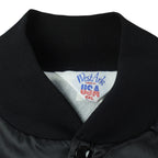 Vintage (West Ark) - Black Impala Car Satin Jacket 1990s 2X-Large Vintage Retro