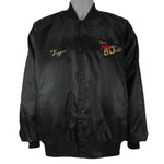 NASCAR (Auburn) - Ford Commercial Truck Spell-Out Satin Jacket 1990s XX-Large Vintage Retro